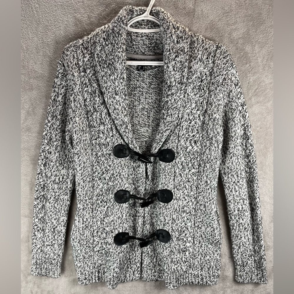 ATMOSPHERE Wool Blend Cardigan Shawl Neck Button Size 6